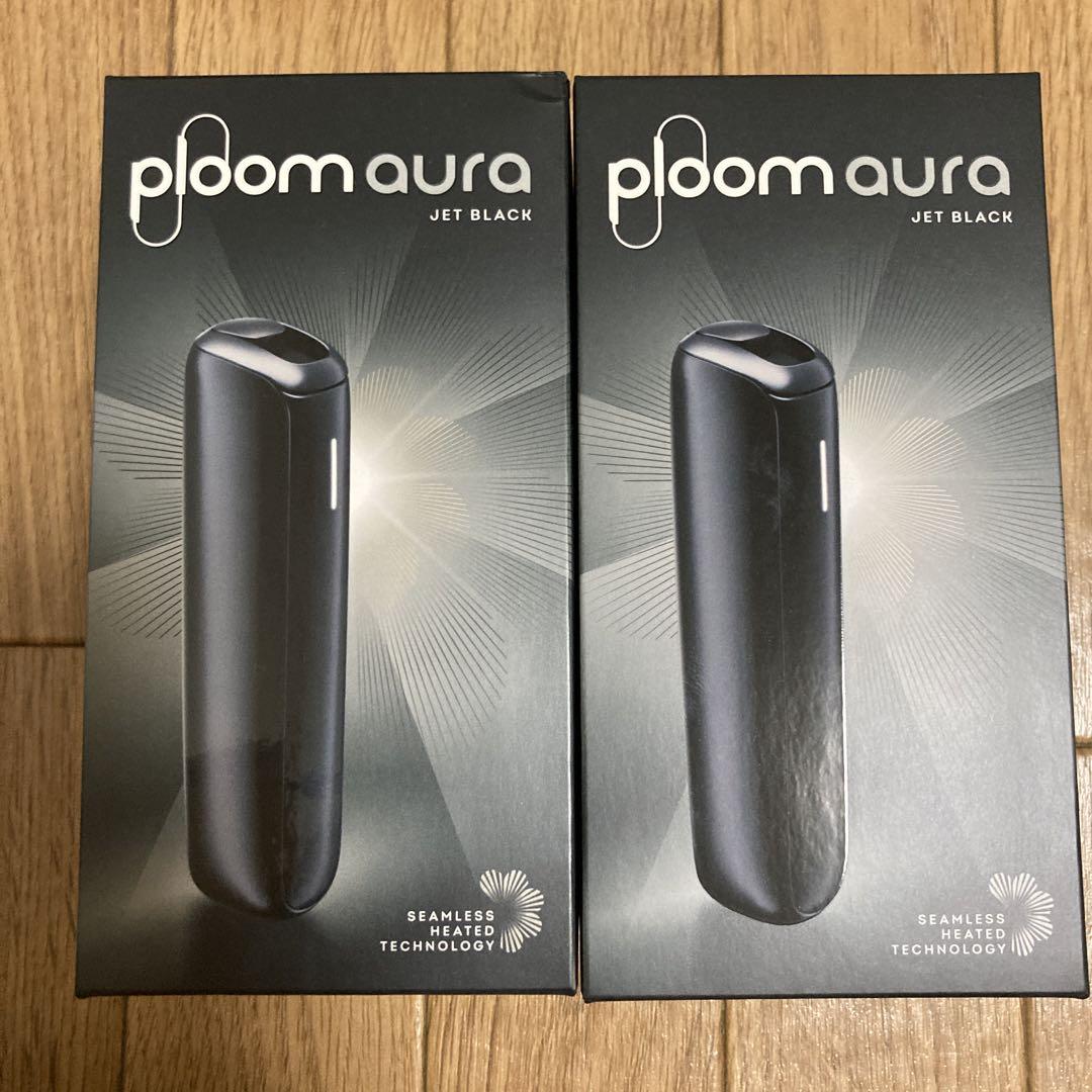 新品 ploom aura Jet Black プルームオーラ 2台セット