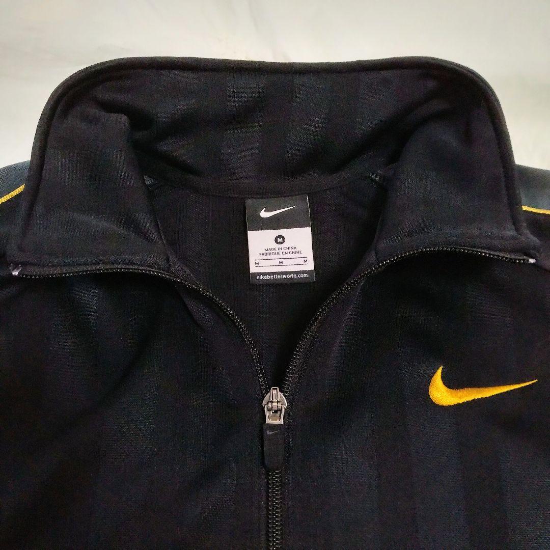 【秋冬先取り】ナイキ M ジャージ トラックジャケット セットアップ 上下セット NIKE ナイキ ジャージ セットアップ 上下 刺繍ロゴ ブラック L