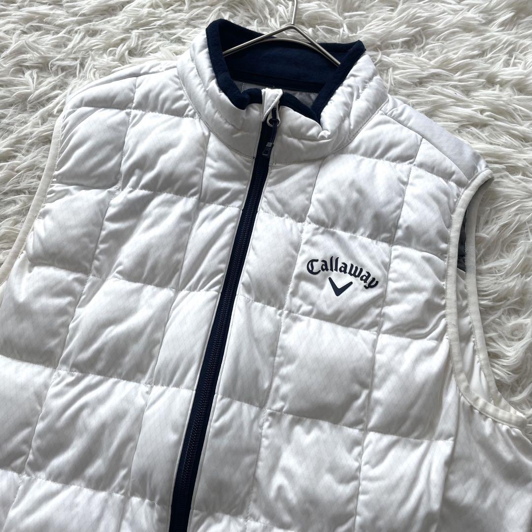 美品　Callaway 中綿　キルティング　ロゴ　ベスト