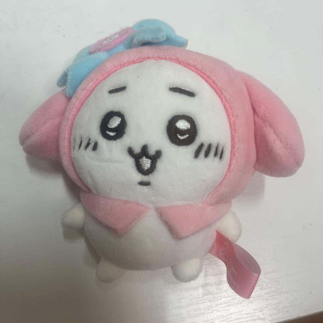ちいかわ　サンリオコラボ　マイメロディ　ぷちミニマスコット　ぬいぐるみ