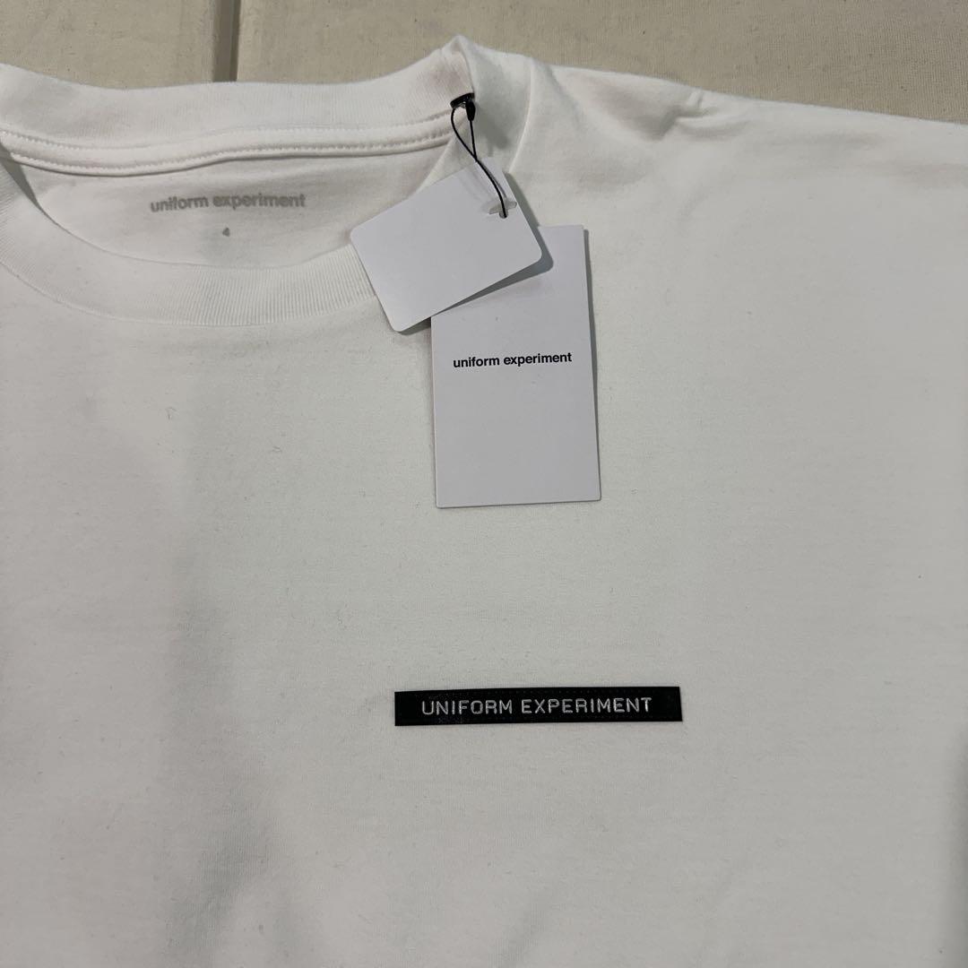 トップス uniform experiment LABEL L/S TEE