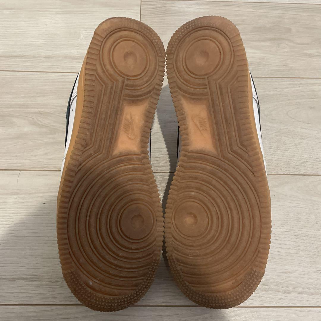 Nike Air Force 1 ホワイト/ダークグリーン