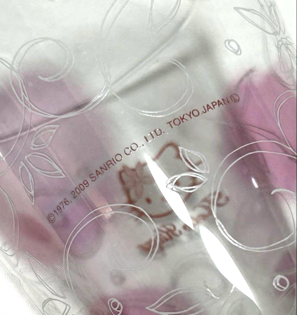 美品　ハローキティ　ワイングラス　ペア　アラベスク　2009年