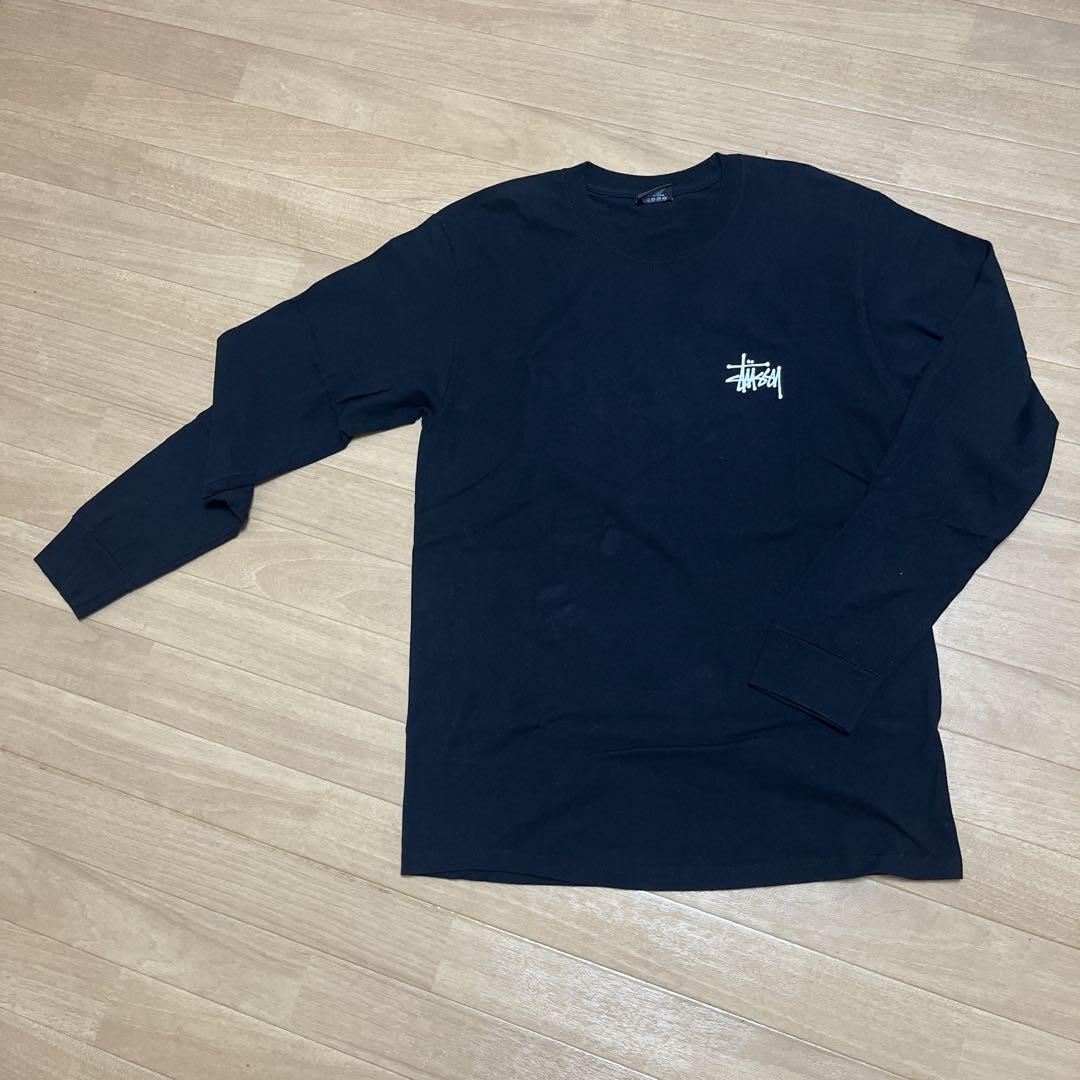 Stussy ブラック 長袖シャツ Mトップス