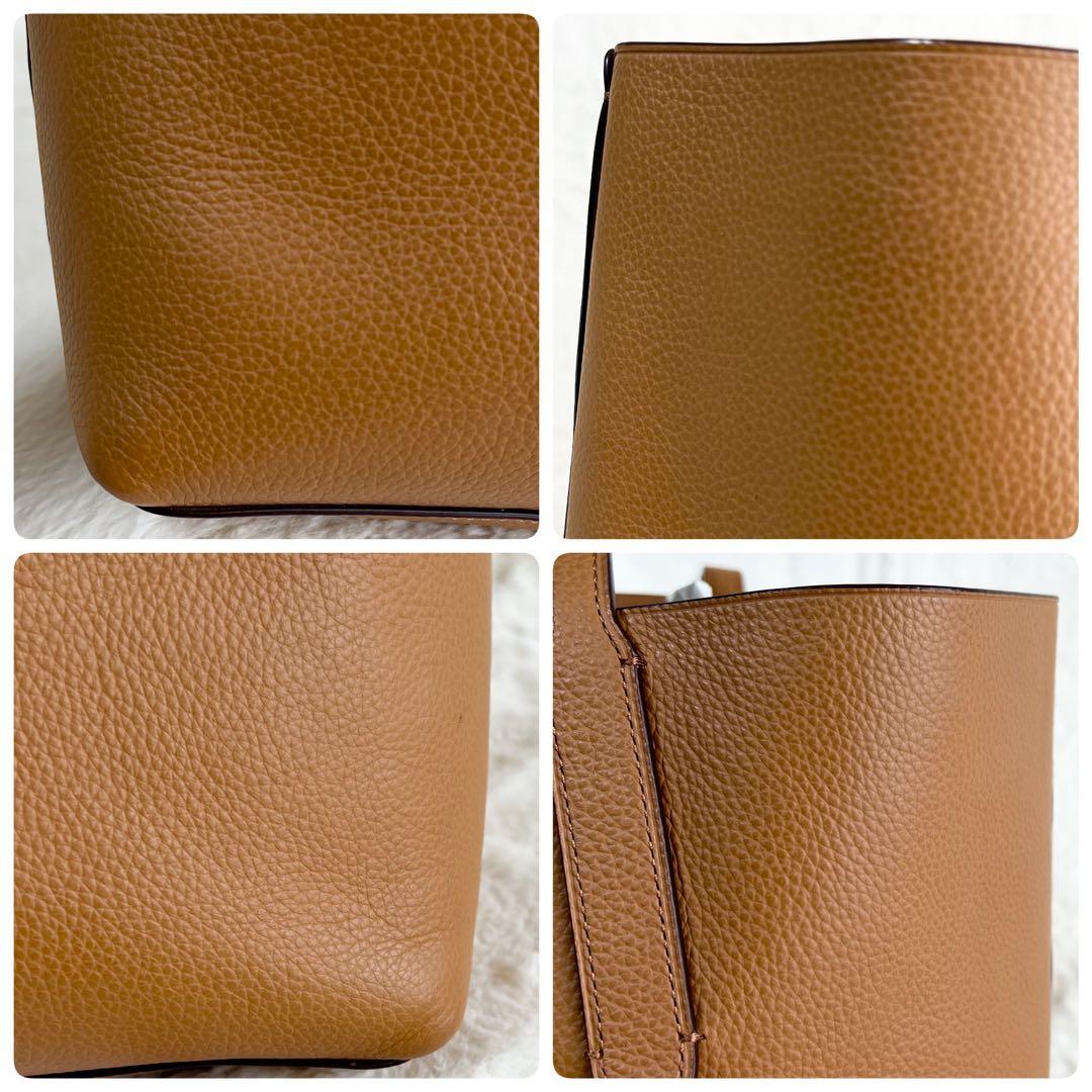 【美品】COACHコーチ✨️大容量　Ａ４　トートバッグ　レザー　ビジネス　キャメル