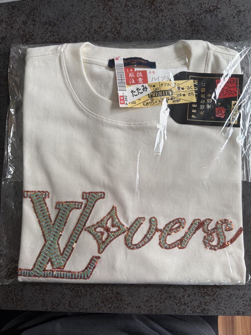 ★H★現行品★L★ルイヴィトン　エンブロイダード　ショートスリーブ　Tシャ