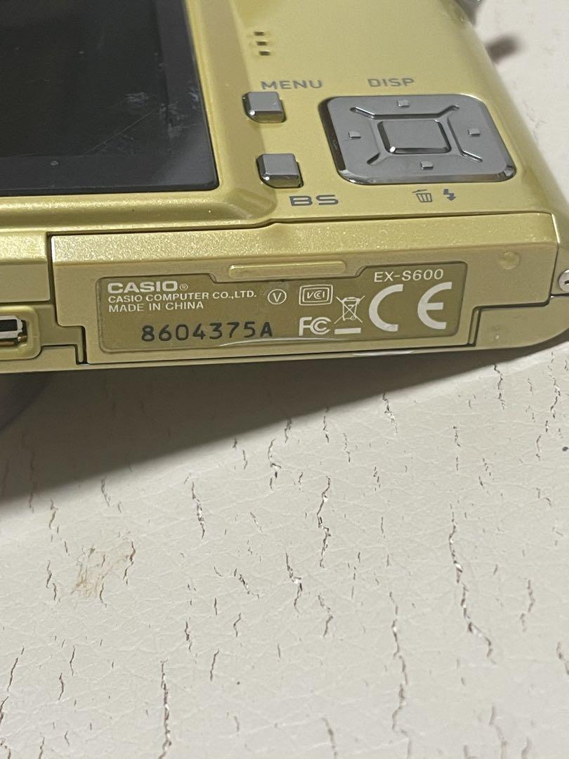 CASIO EXILIM EX-S600 ゴールド - メルカリ