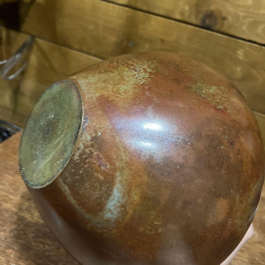 ヴィンテージ真鍮壺　花瓶