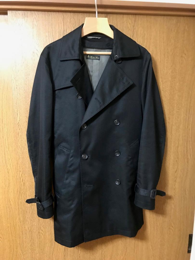 ナノユニバース トレンチコート ブラック gP5nT-m36124977762 メンズ 大人気即納