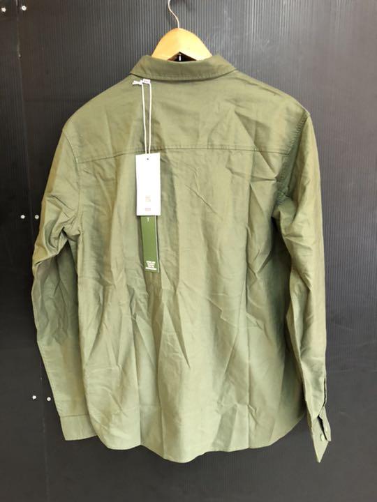 シャツ GLOBE size M オリーブ 087fW-m36124994434 好評即納