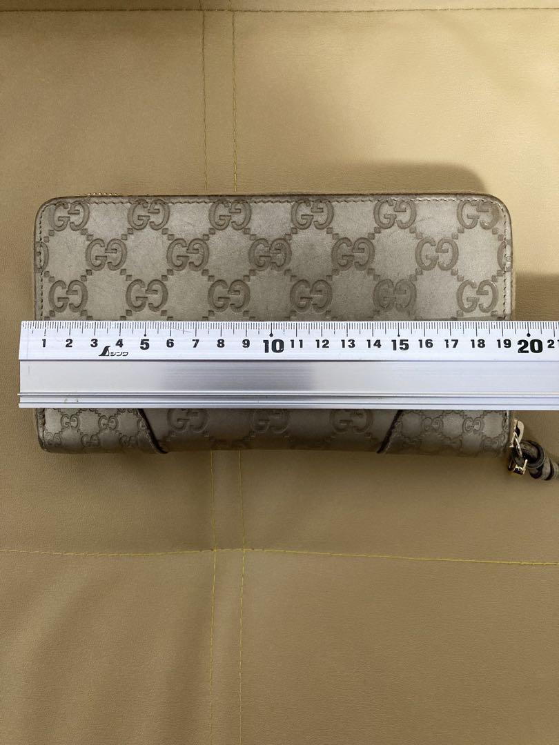 グッチ GUCCI BREE 長財布 GGシマ ラウンドファスナー