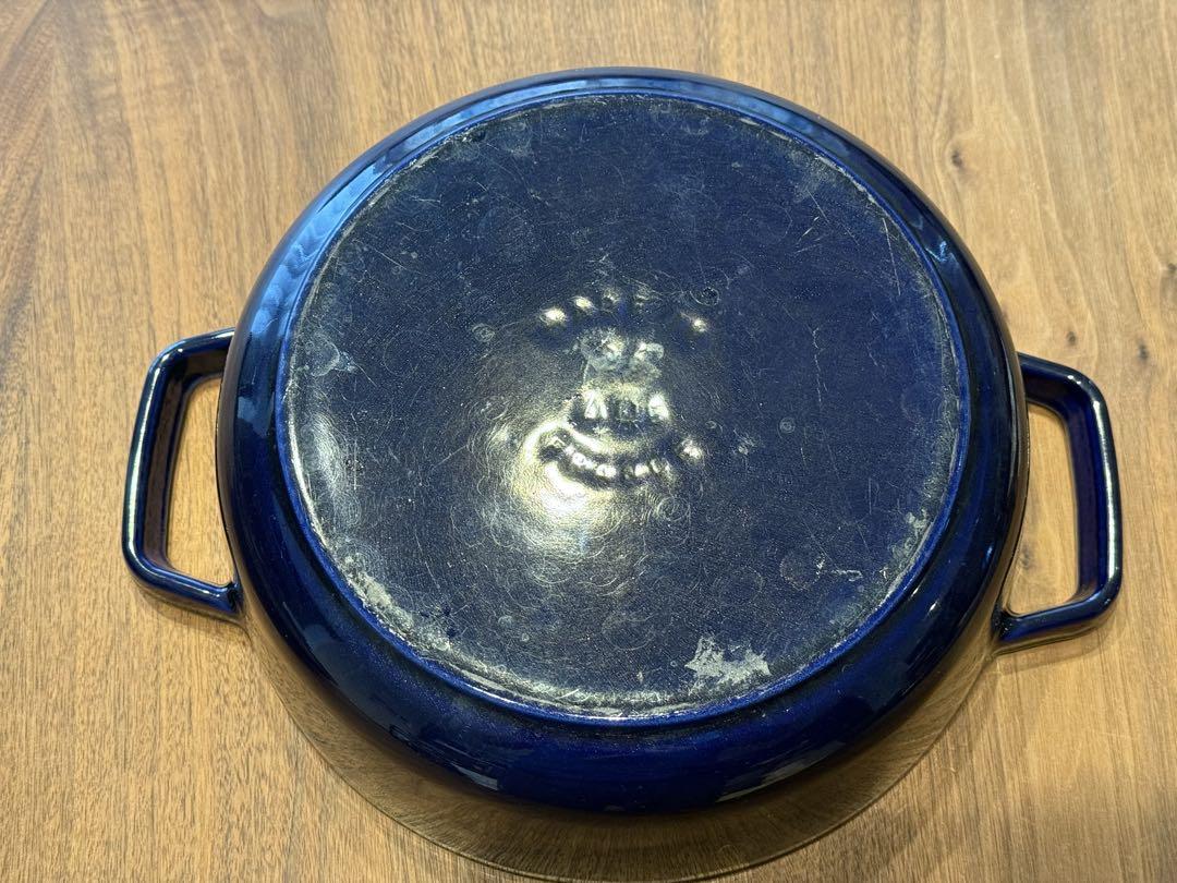 トウブ（STAUB） ピコ・ココット ラウンド 26cm ダークブルー