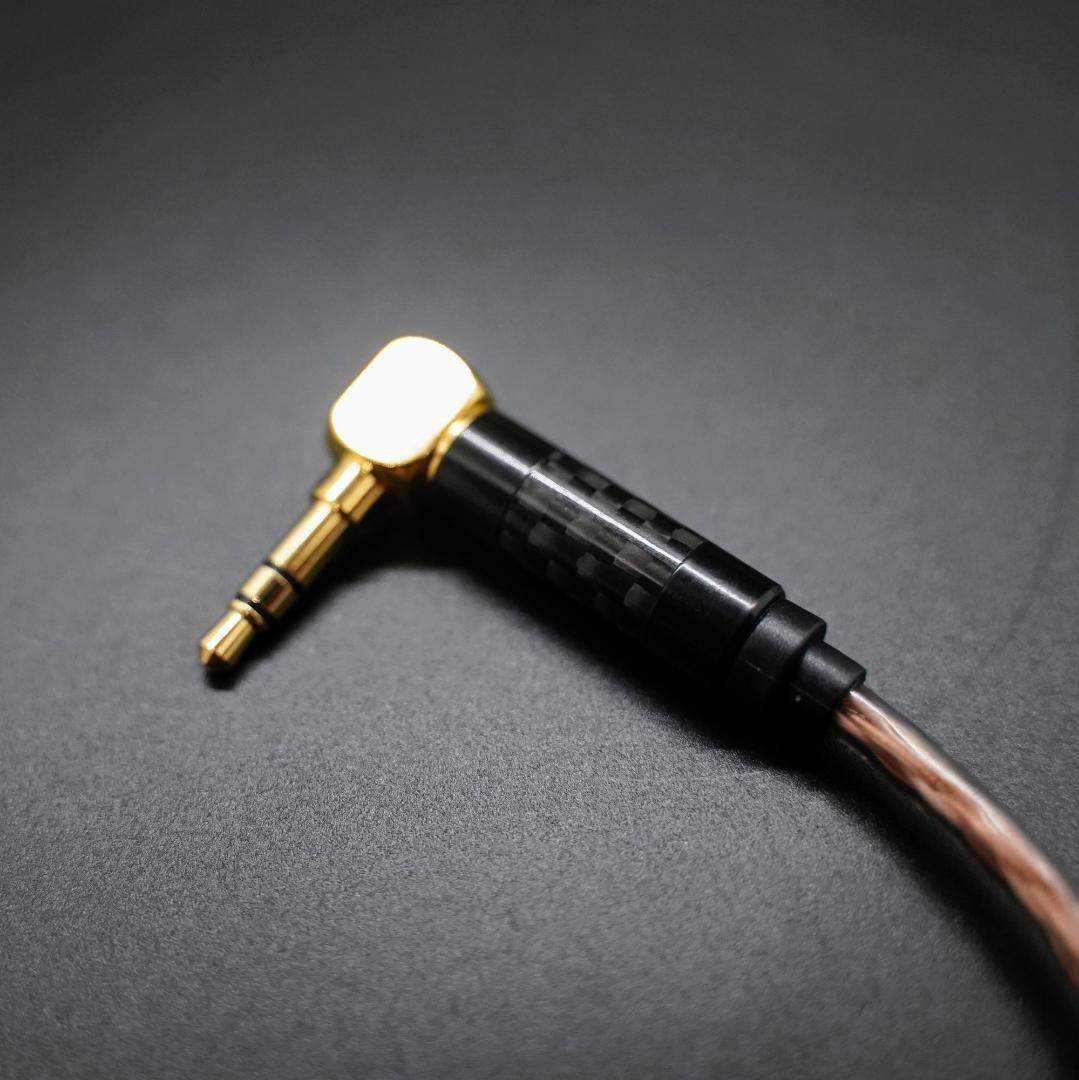 DIYキンバーケーブル最高スペックリケーブル C IEM 2pin/3.5L字 6