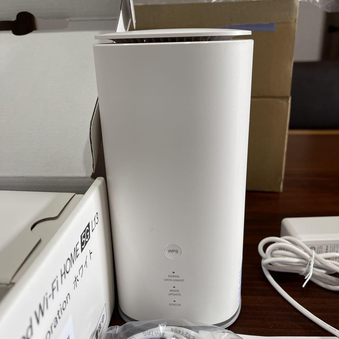 ZTE Speed Wi-Fi HOME 5G L13 ホワイト