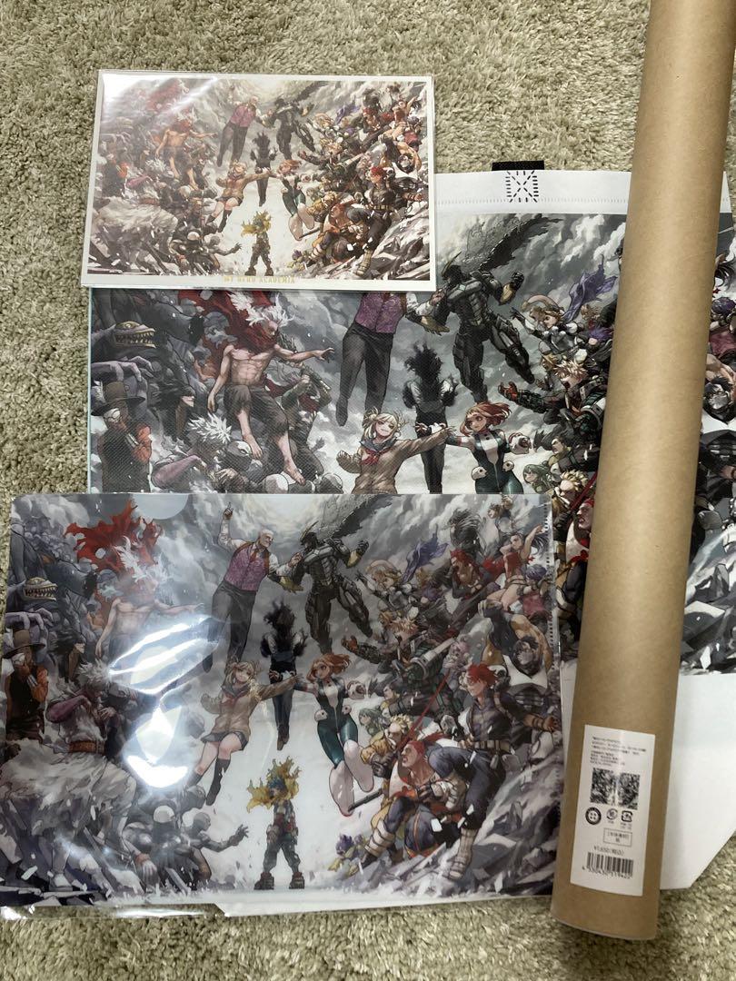 ヒロアカ 原画展 キービジュアル ショッパー ポスター 図録 ファイルセット