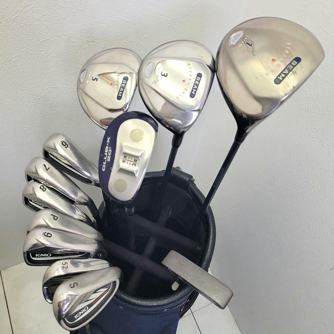 (982)⛳格安　初心者男性用ゴルフクラブセット　お買い得ゴルフクラブ 995)⛳格安 初心者男性用ゴルフクラブセット お買い得ゴルフ