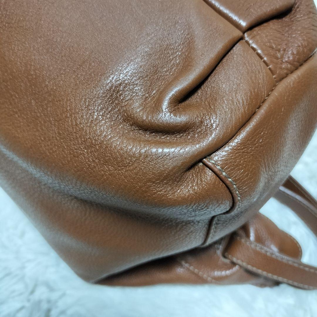 フルラ ワンショルダーバッグ レザー シボ革 未使用級 極美品