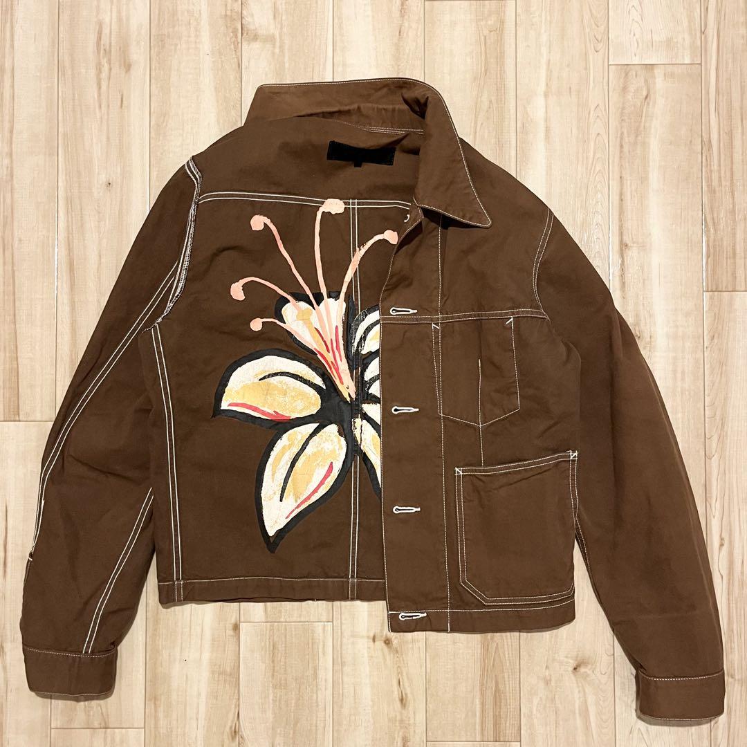 極レア 2003年製 RRL コーデュロイ ワークジャケット M 茶 ブルゾン 激レア！2003SS CDG HOMME “FLOWER”WORK JACKET - メルカリ