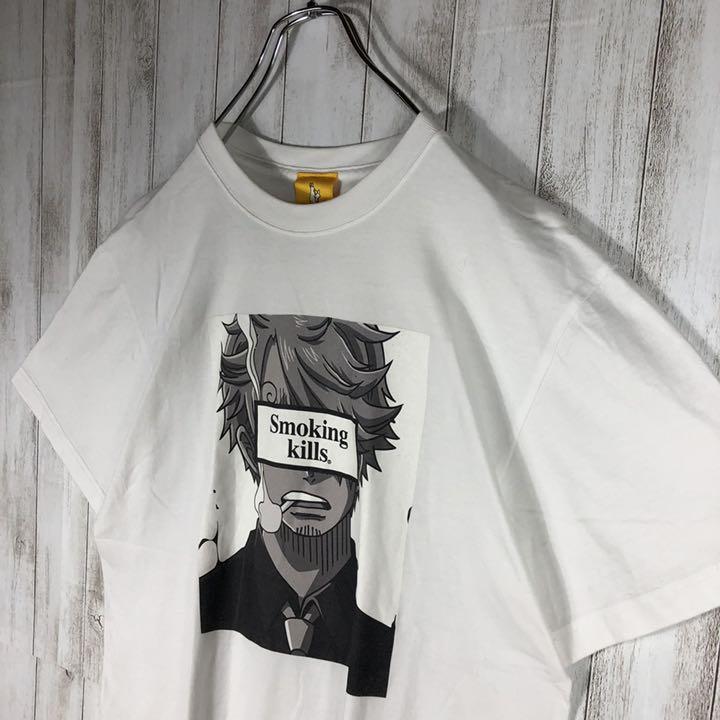 正規通販】 【最高デザイン】 Tシャツ ワンピース⭐︎コラボ サンジ 激 正規通販】 【最高デザイン】 Tシャツ ワンピース⭐︎コラボ サンジ 激