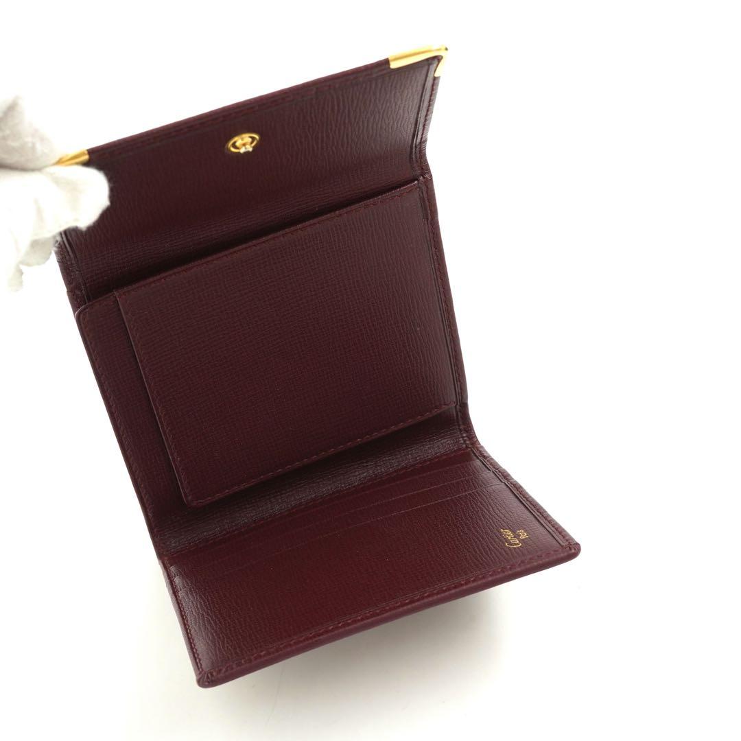✨新品未使用✨　Cartier ミニ財布　マストライン　がま口　マルチェロ ✨新品未使用✨ Cartier ミニ財布 マストライン マルチェロ