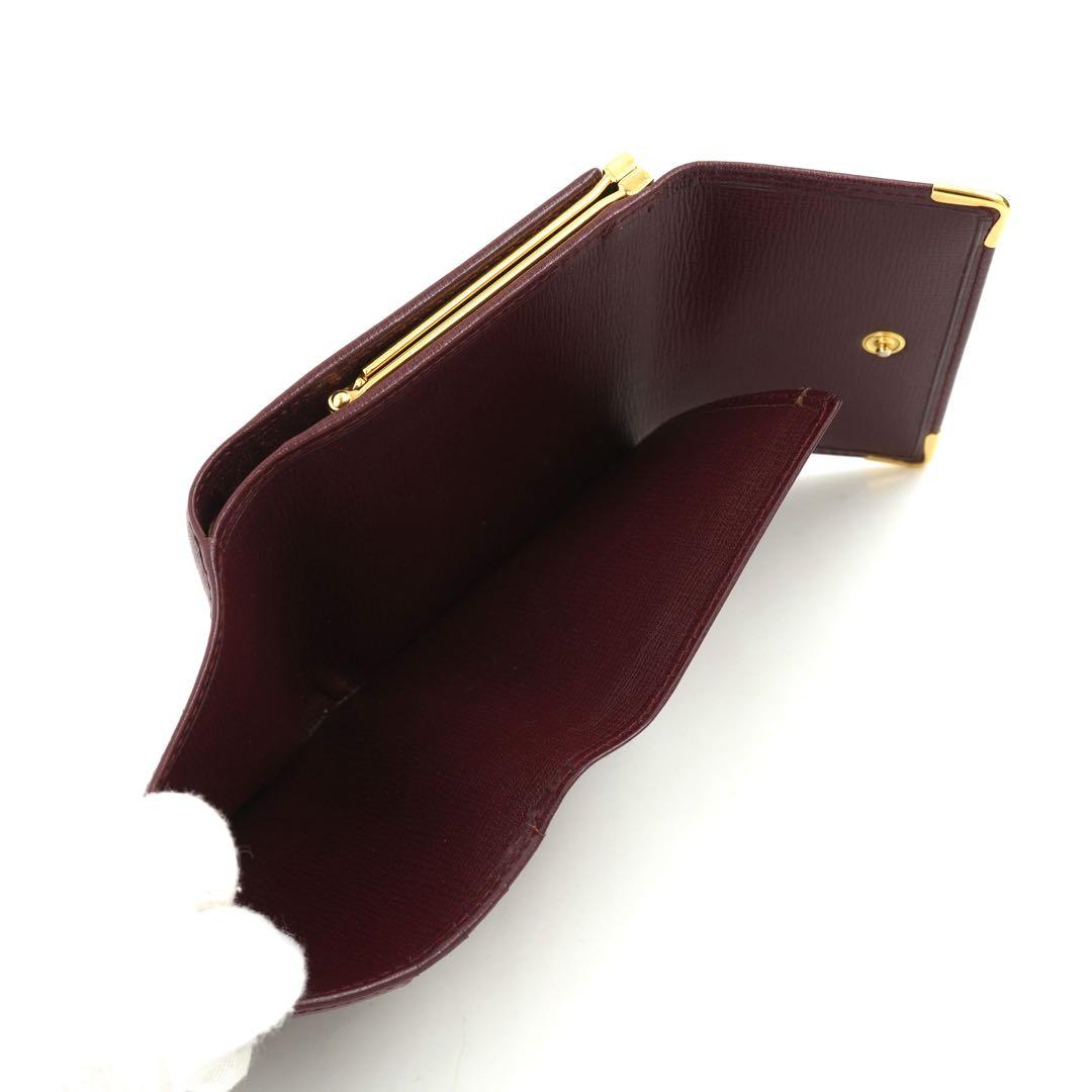 ✨美品✨　Cartier ミニ財布　マルチェロ　マストライン　折り財布 ✨美品✨ Cartier ミニ財布 マルチェロ マストライン 折り財布