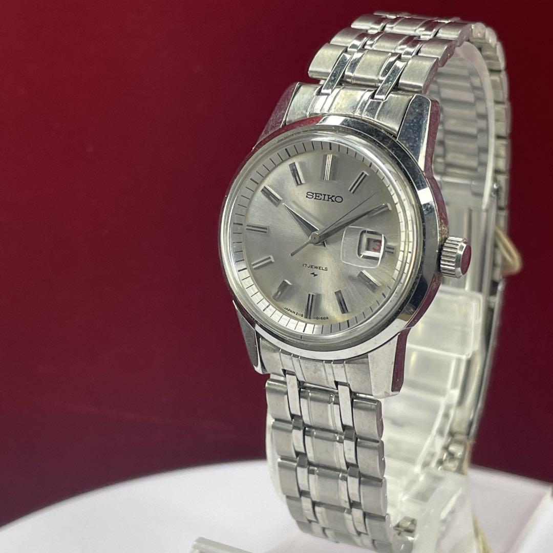 ブランドバッグ通販サイト 60s 未使用 SEIKO 2118-0230 手巻き 純正SSブレス 腕時計 時計