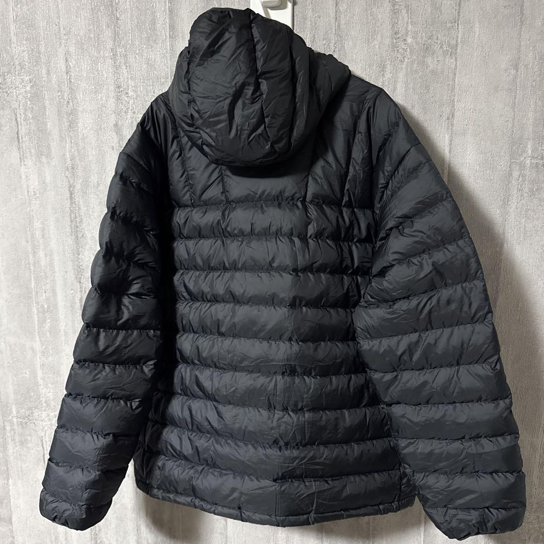 Supreme ブラック マイクロダウンジャケット
