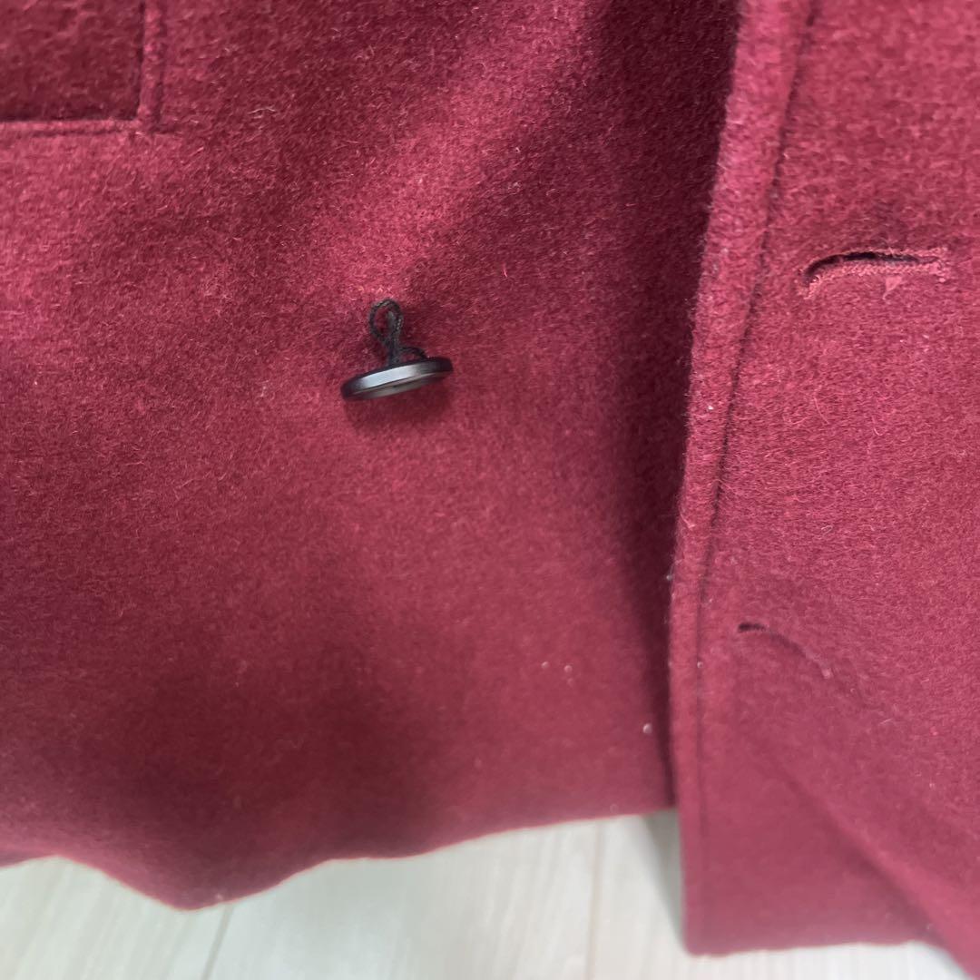 ARMANI EXCHANGE  ピーコート　ワインレッド