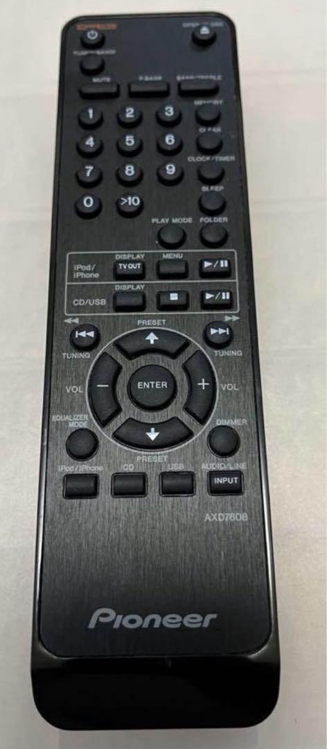 Pioneer X-HM50 CDコンポ、リモコン付きは希少