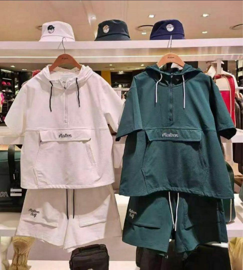 マルボン ゴルフ レディース パーカー ショートパンツ セットアップ 2点セット