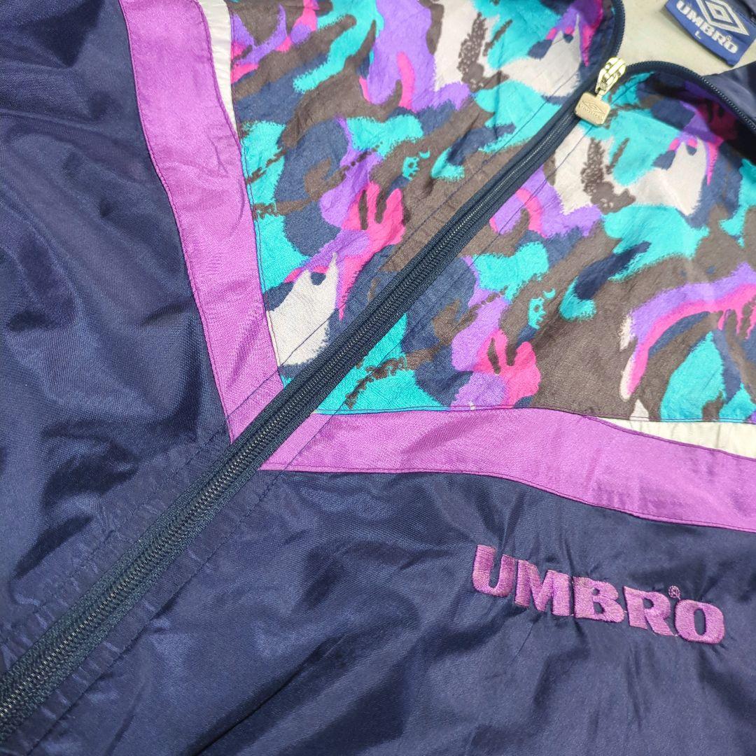 90s UMBRO ナイロンジャケット レアデザインカラー 希少