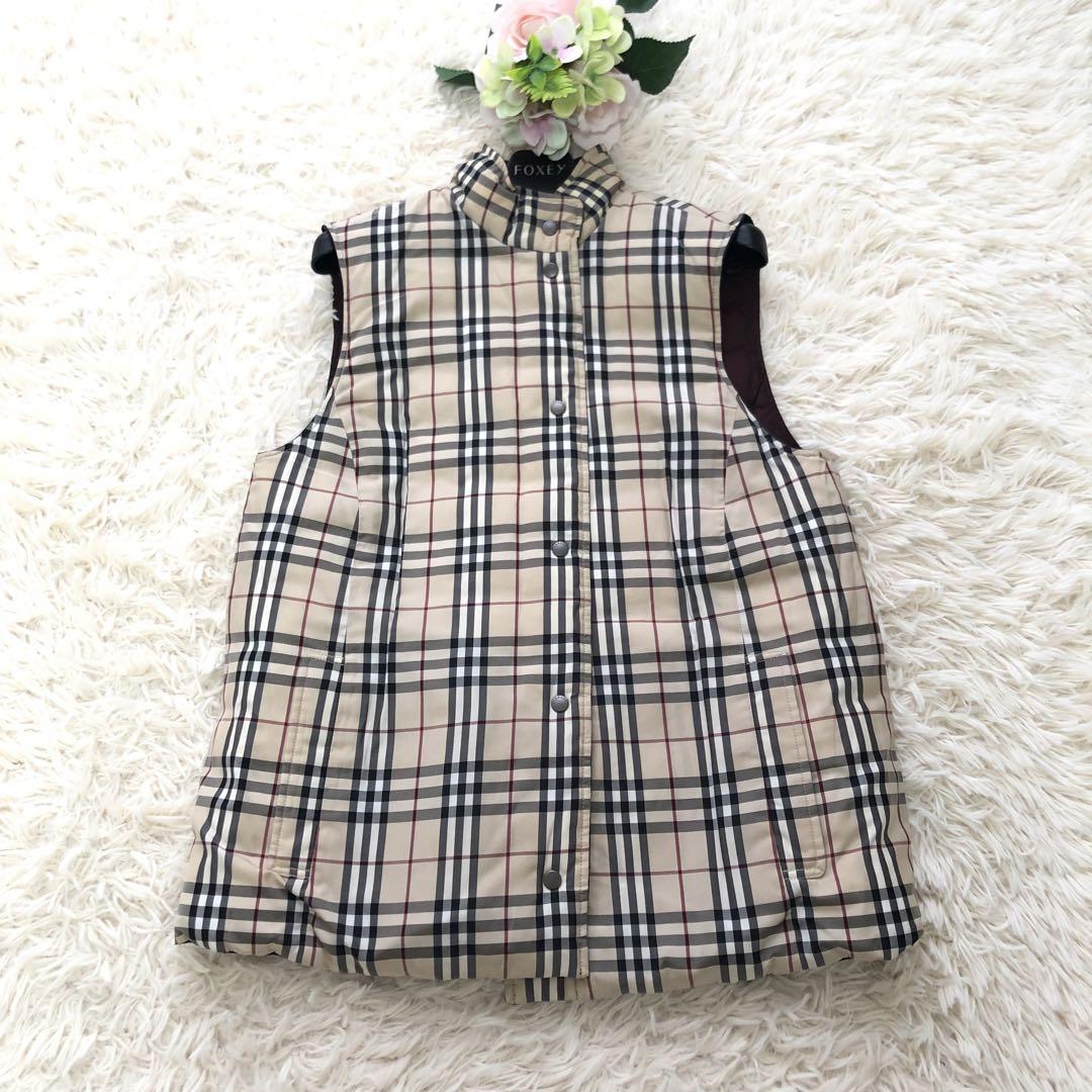 Burberry Golf チェック柄 ニットベスト