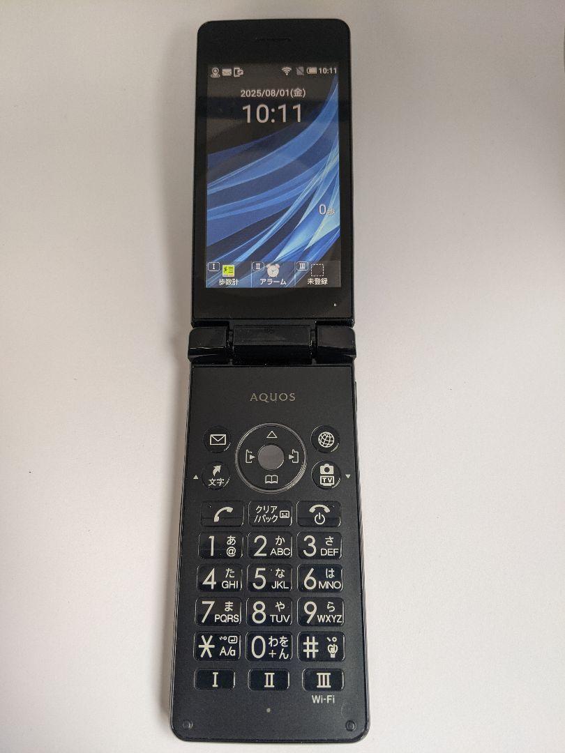 ガラケー　2台 未使用　ソフトバンク　AQUOSケータイ3 805SH AQUOS ケータイ3 805SH ホワイト SoftBank版SIMフリー｜中古