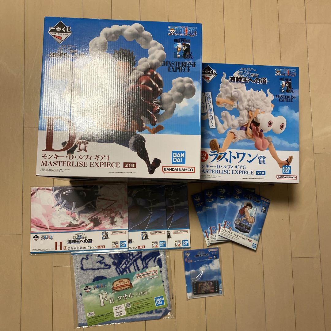 ONE PIECE モンキー・D・ルフィ ギア4 ギア5 セット 一番くじ コミック・アニメ