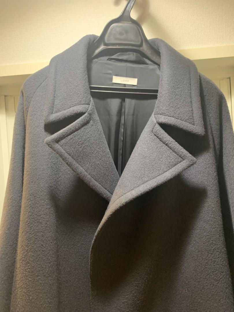 ジャケット・アウター LIDNM FINE WOOL MINIMAL HALF COAT m size