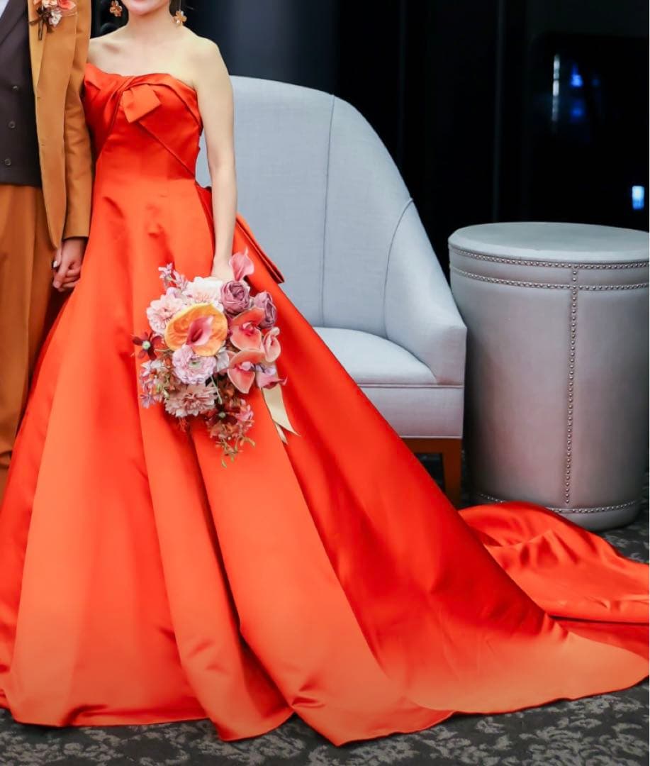 お色直し ドレス AラインドレスS