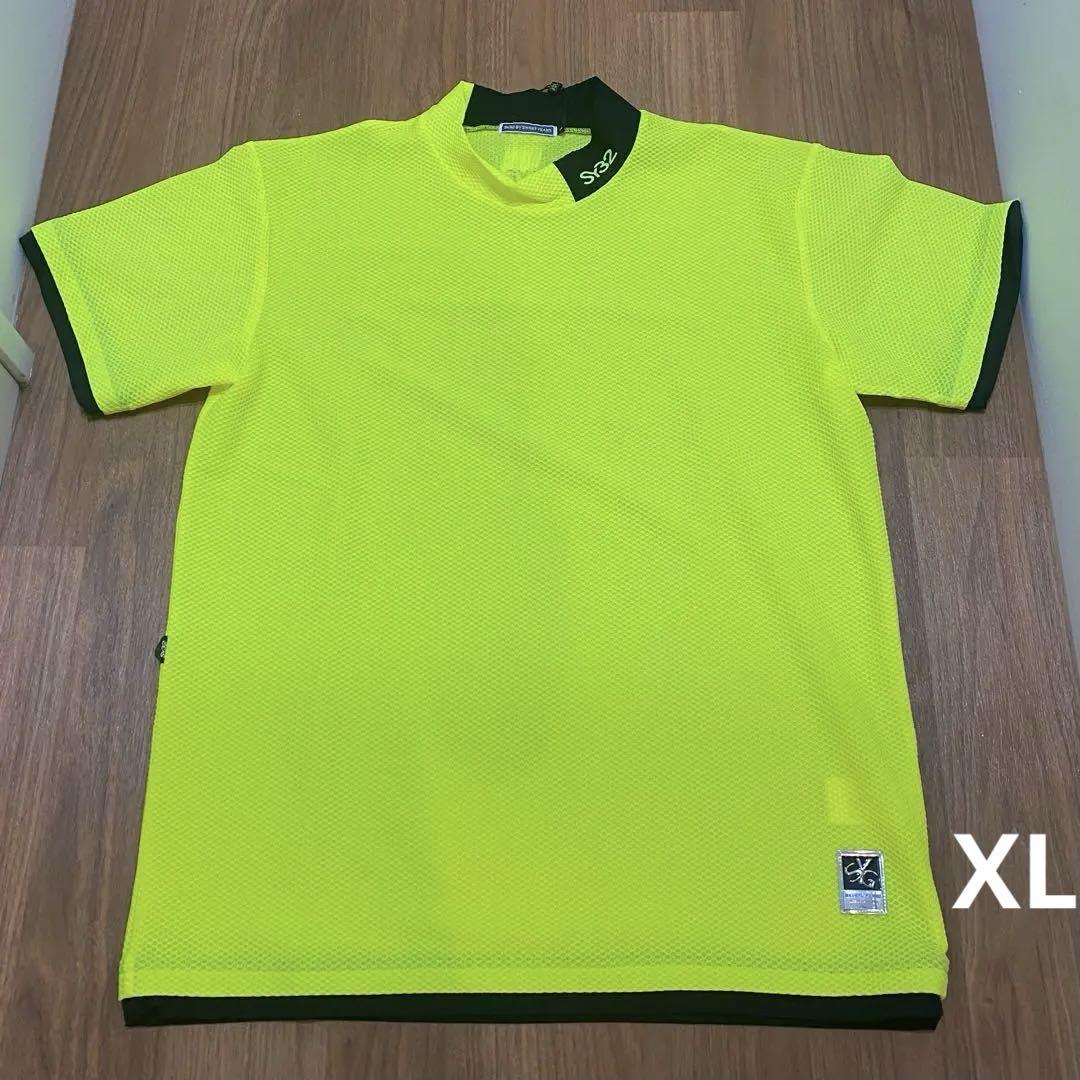 【SY32 SWEET YEARS】モックネックシャツ XL イエロー