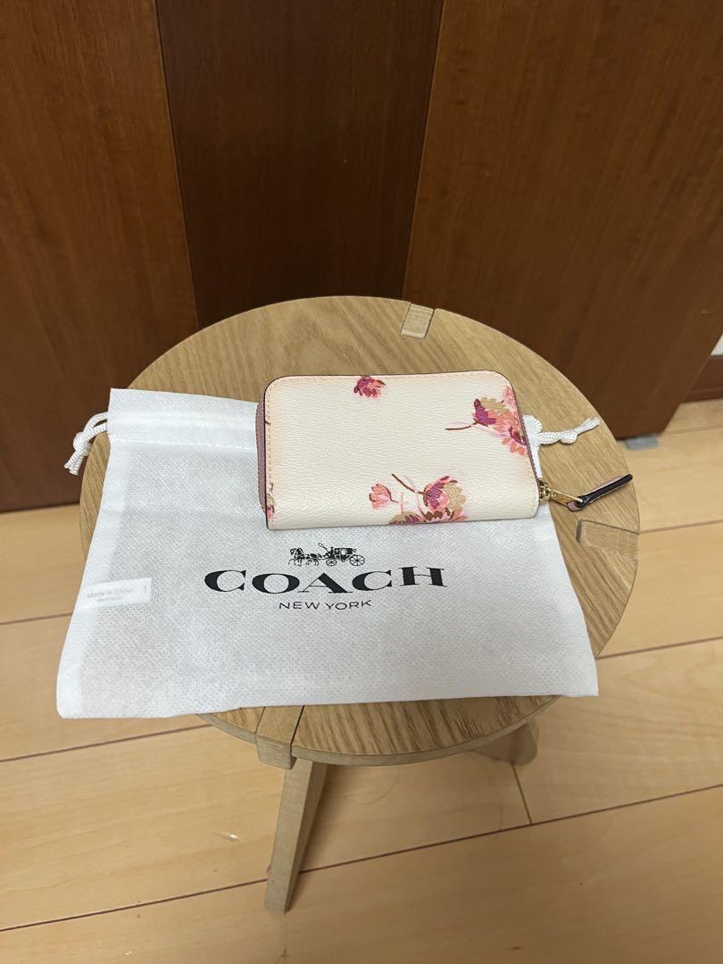 ★新品未使用★COACH コインケース 花柄