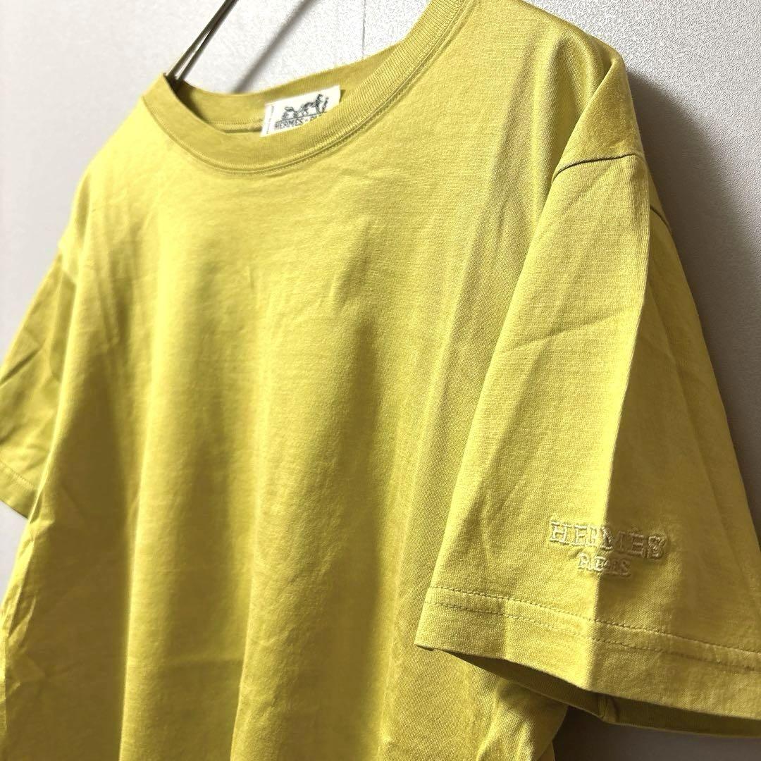 エルメス コットンTシャツ 袖刺繍 SM相当 アーカイブ Hermès
