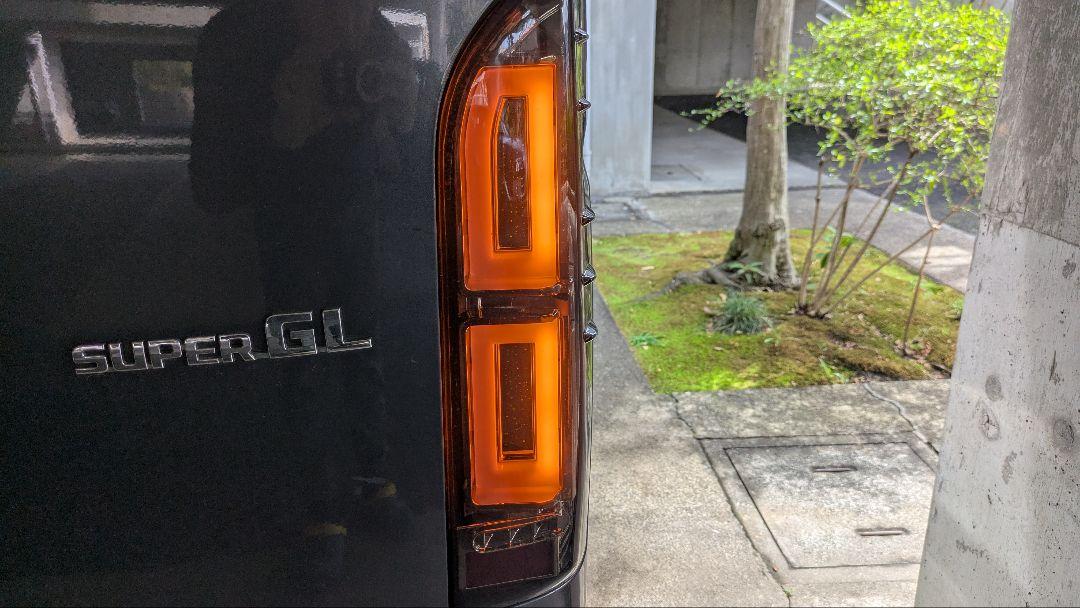ハイエース 200系 ファイバー LED テールランプ 訳あり