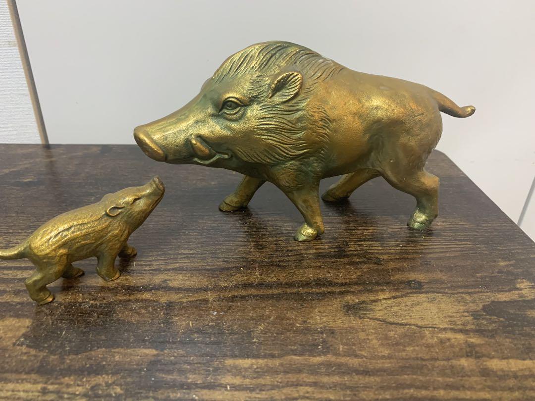 ⑯金属美術鋳物 亥置物 猪 美術工芸品 干支 ⑯金属美術鋳物 亥置物 猪 美術工芸品 干支 工芸品