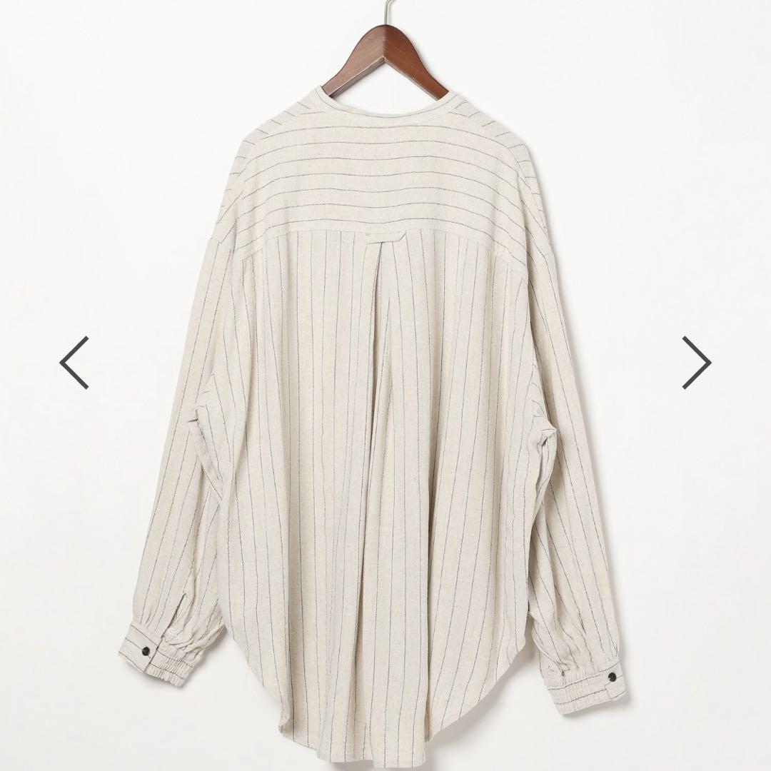 新品 Niko and… erinkoさん こなれバンドカラーシャツ M - メルカリ