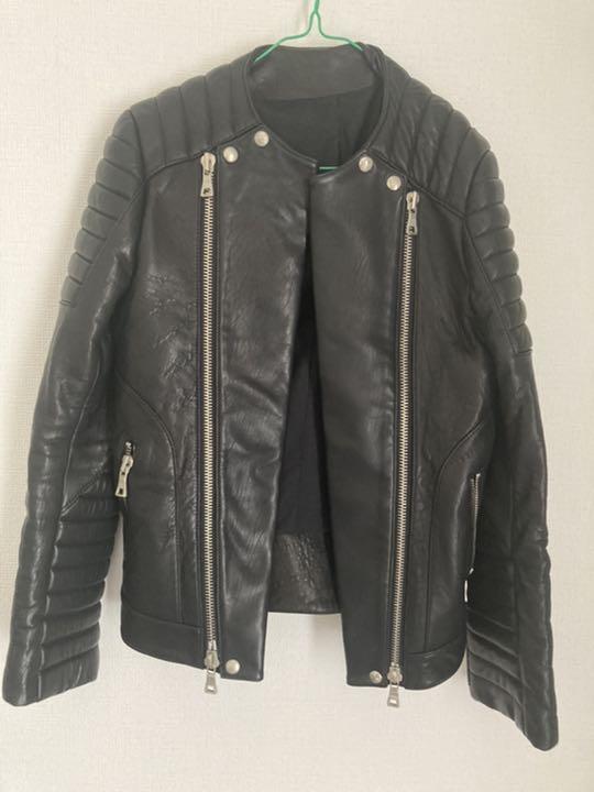 19200円 供え STUD HOMᎷE スタッドオム 本革レザージャケット