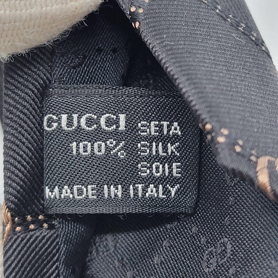 極美品✨️ GUCCI ネクタイ GG柄 インターロッキング 総柄 紳士