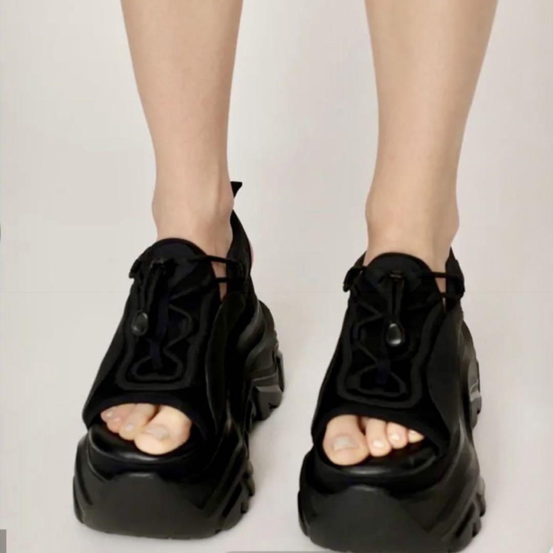 おすすめ SLY メルカリ - 黒 新品未使用 L サンダル SNEAKER TECH CHUNKY 靴