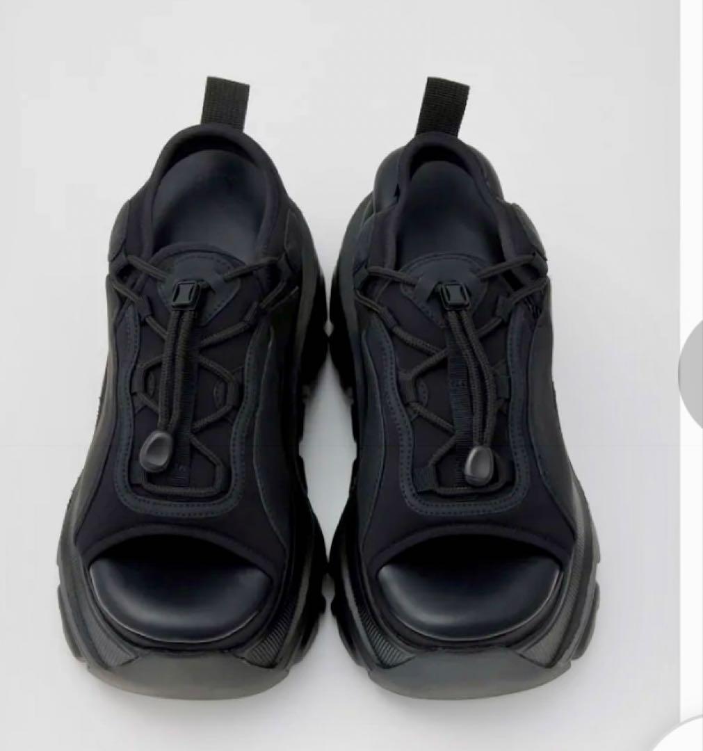 SLY CHUNKY TECH SNEAKER サンダル L 新品未使用 黒 SLY CHUNKY TECH SNEAKER サンダル L 新品未使用 黒 - メルカリ