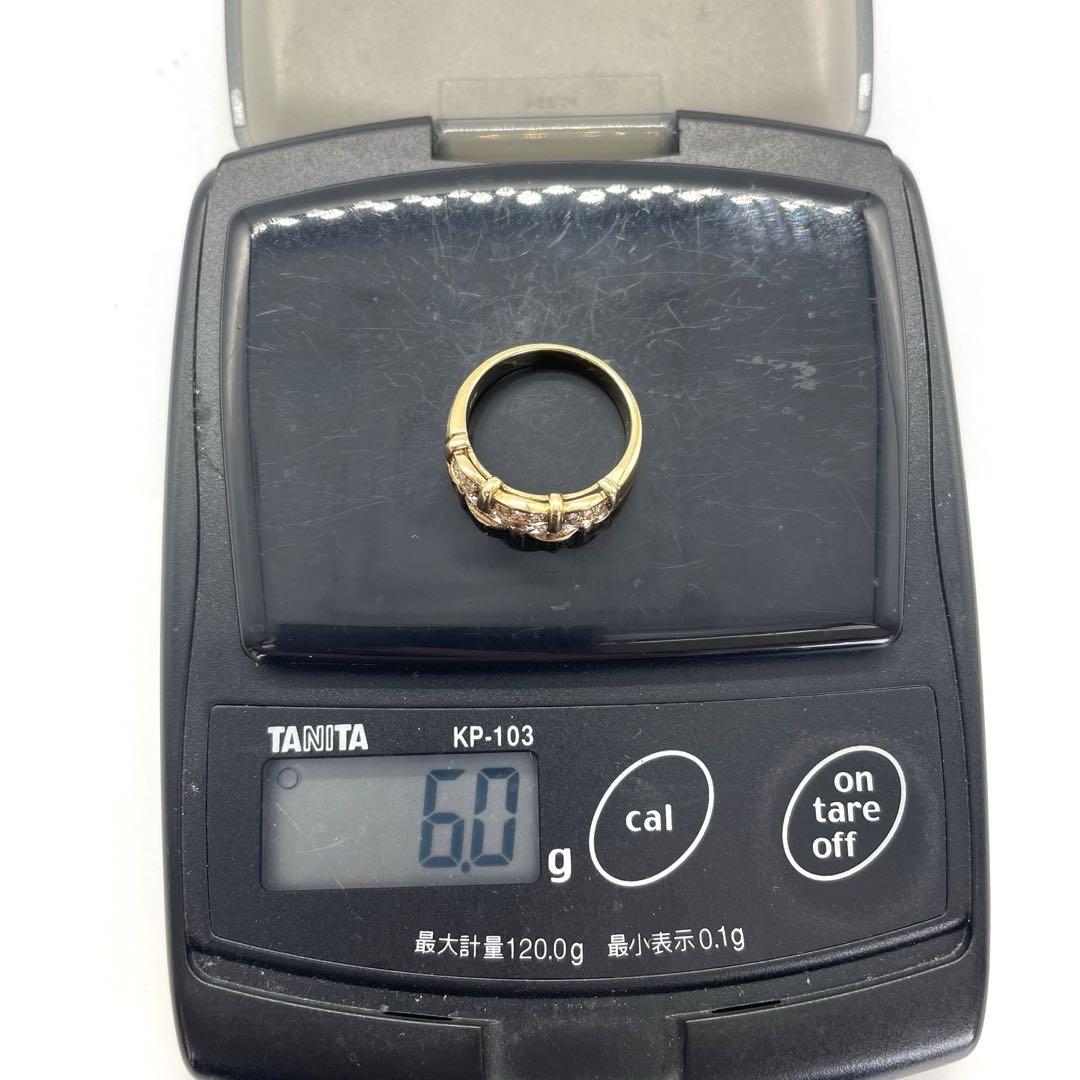 K18 高品質　天然ダイヤモンド　0,70ct リング　6g