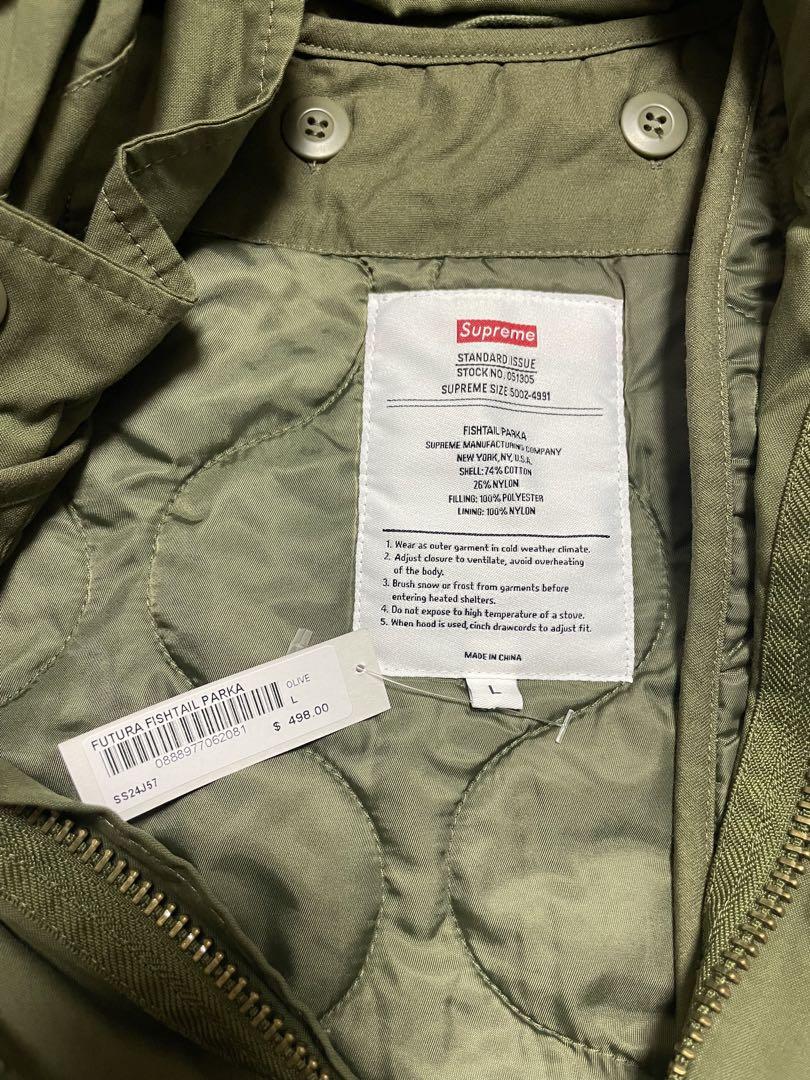 【新品】Supreme Futura Fishtail Parka L