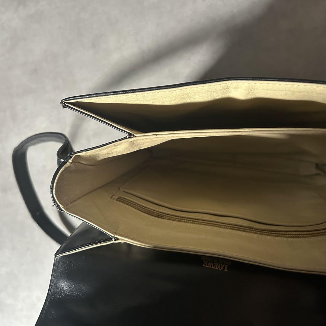 LOEWE ロエベ アナグラム エンボスロゴ レザー 本革 ショルダー バッグ LOEWE - 極 美品 LOEWE ロエベ アナグラム エンボス ロゴ レザー