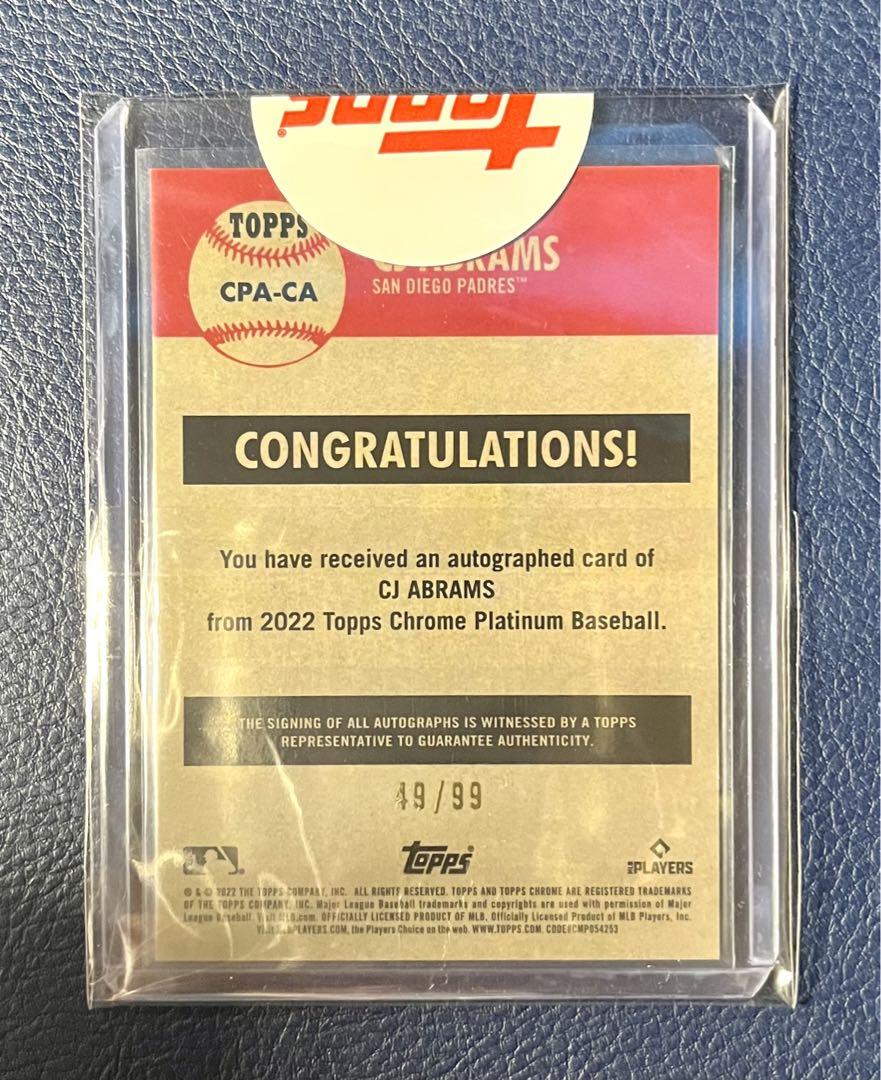 坊さん(ら)評価22は気をつけて! 様専用。99枚限定 TOPPS CJ 画像2